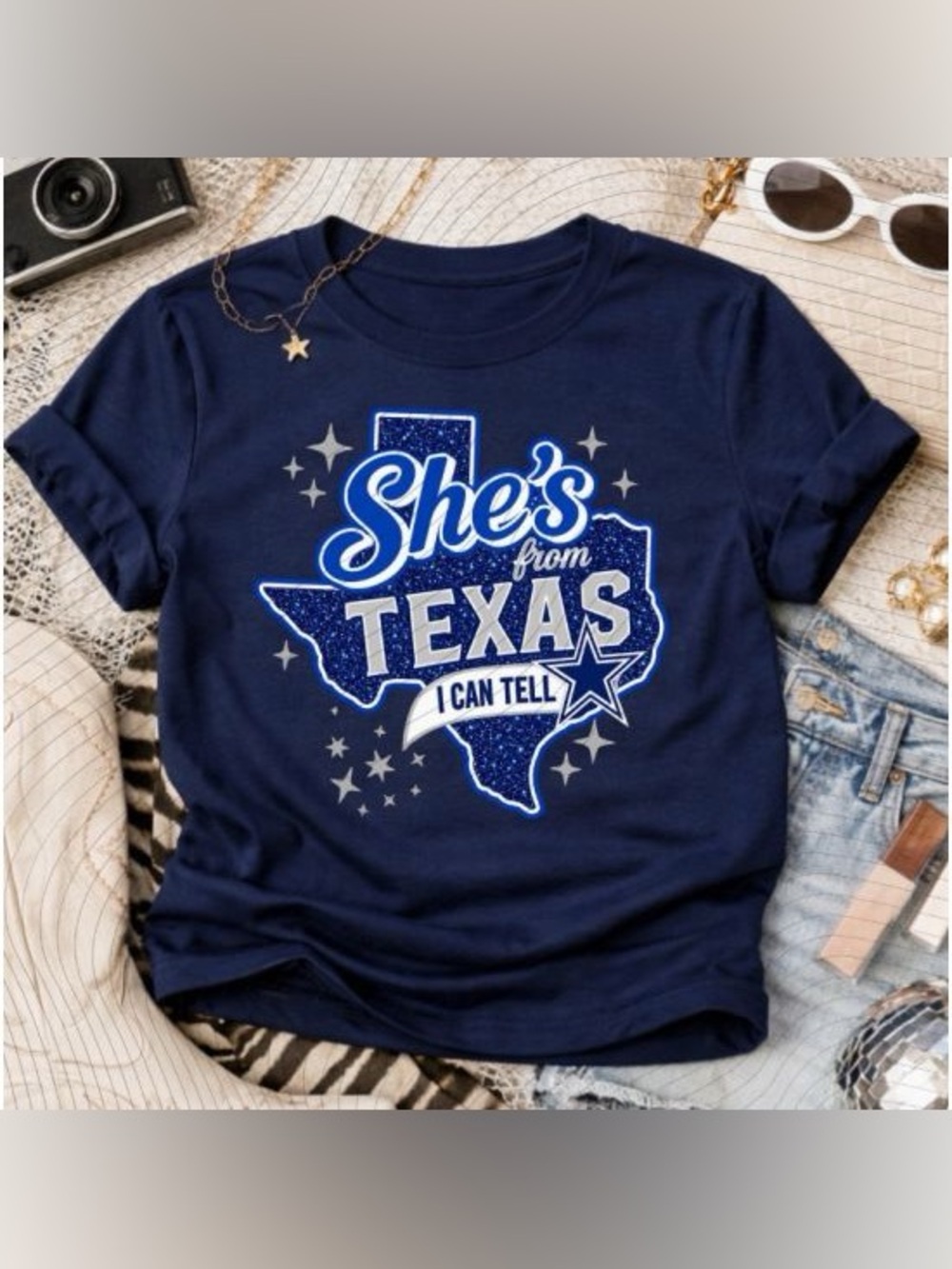 BRAND NEW WITH TAGS She’s From Texas Cowboy Tee